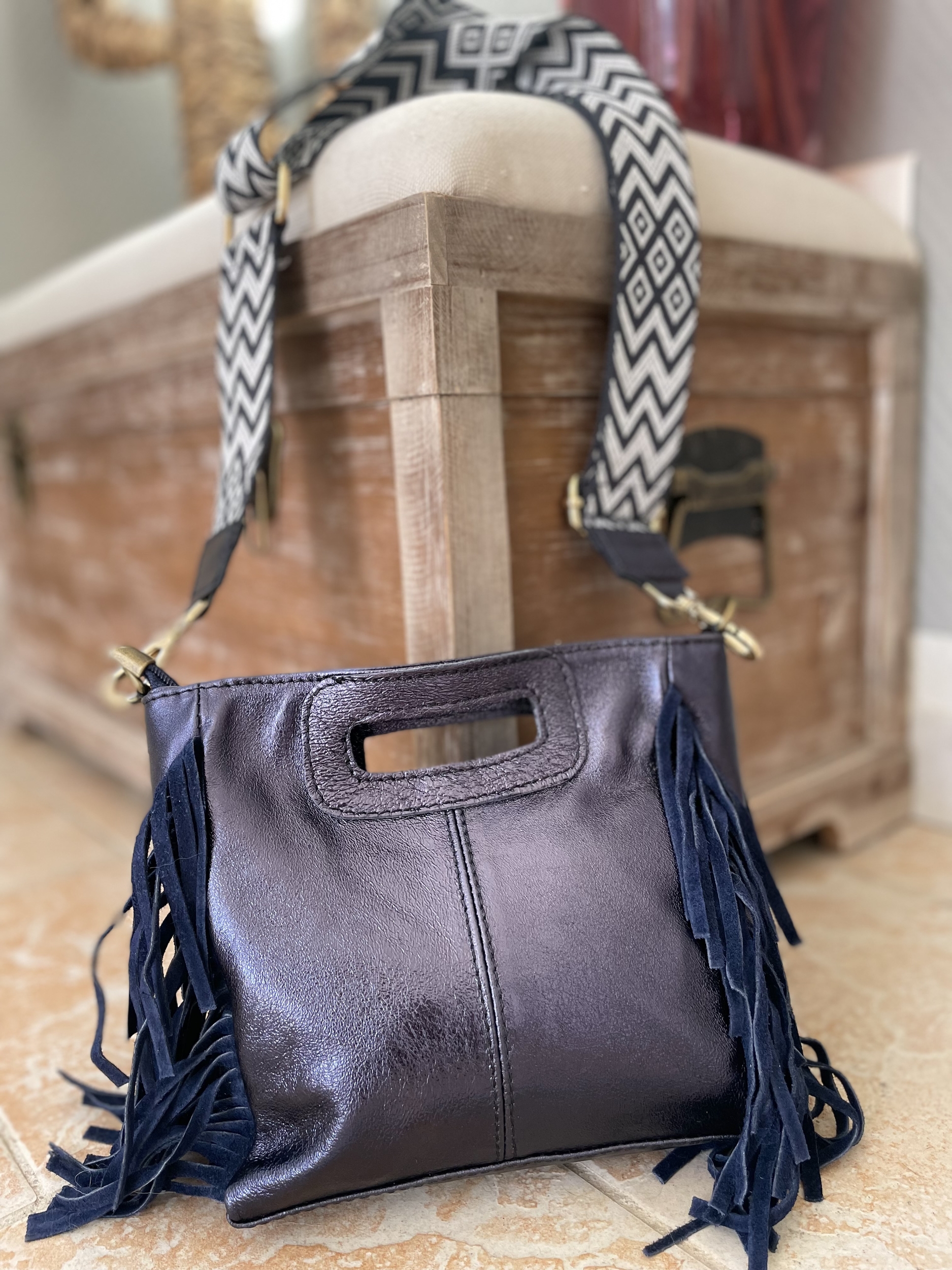 Sac bohemia lola et sa bandoulière fataisie assortie   (14)
