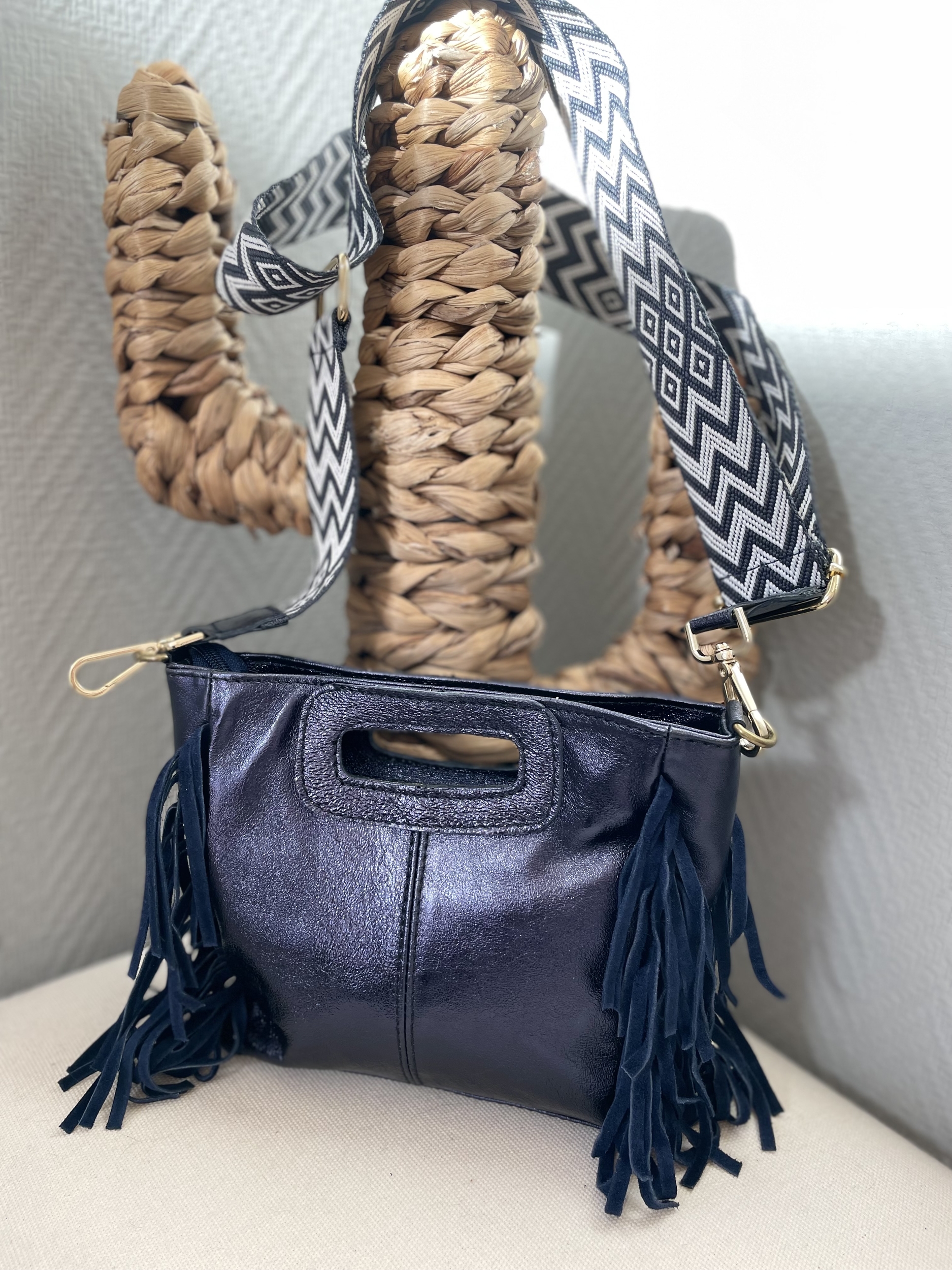Sac bohemia lola et sa bandoulière fataisie assortie   (11)