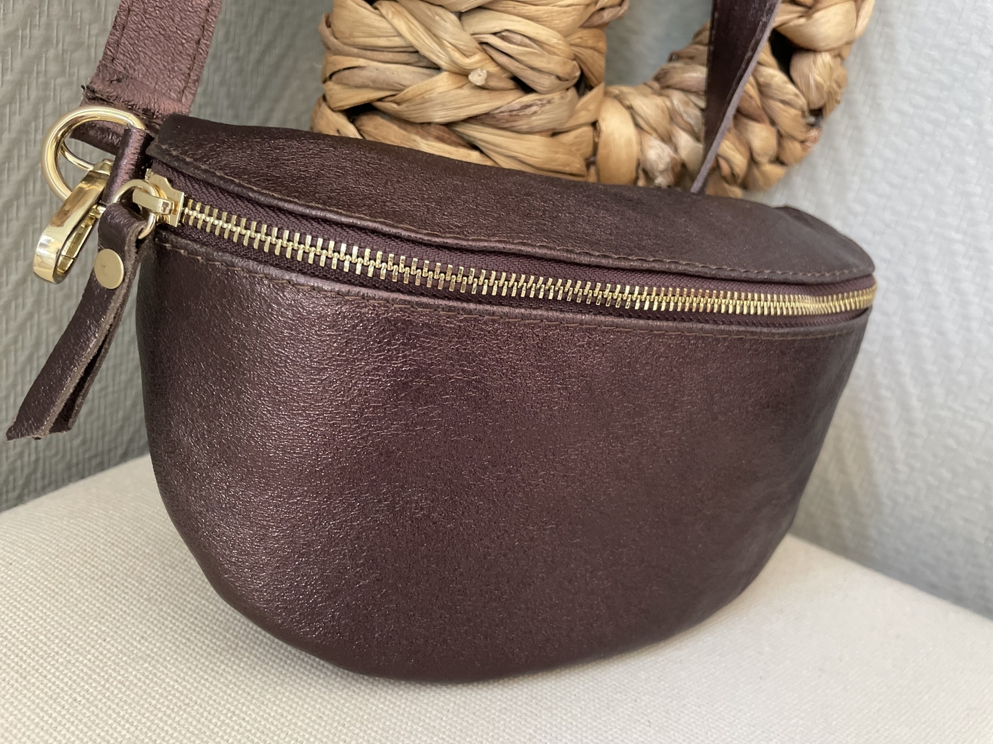 CUIROTS Mr. Barbour grand sac banane en tissu sac bandoulière - Cuirots