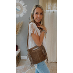 Sac bohemia cuir nubuck marron clair taupe (1)