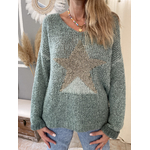 Pull bohème avec étoile centrale  (17)