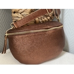 Sac banane marron caramel 100 % cuir  (4)