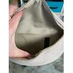 Sac banane nubuck beige crème  (3)