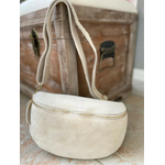 Sac banane nubuck beige crème  (9)