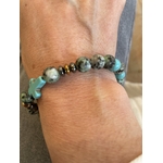 Bracelet croix turquoise (4)