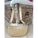 Sac banane cuir et Raphia  (16)