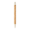 stylo-bille-liege-imprime-france -beige