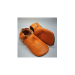 chaussons-cuir-souple-unis-orange (4)