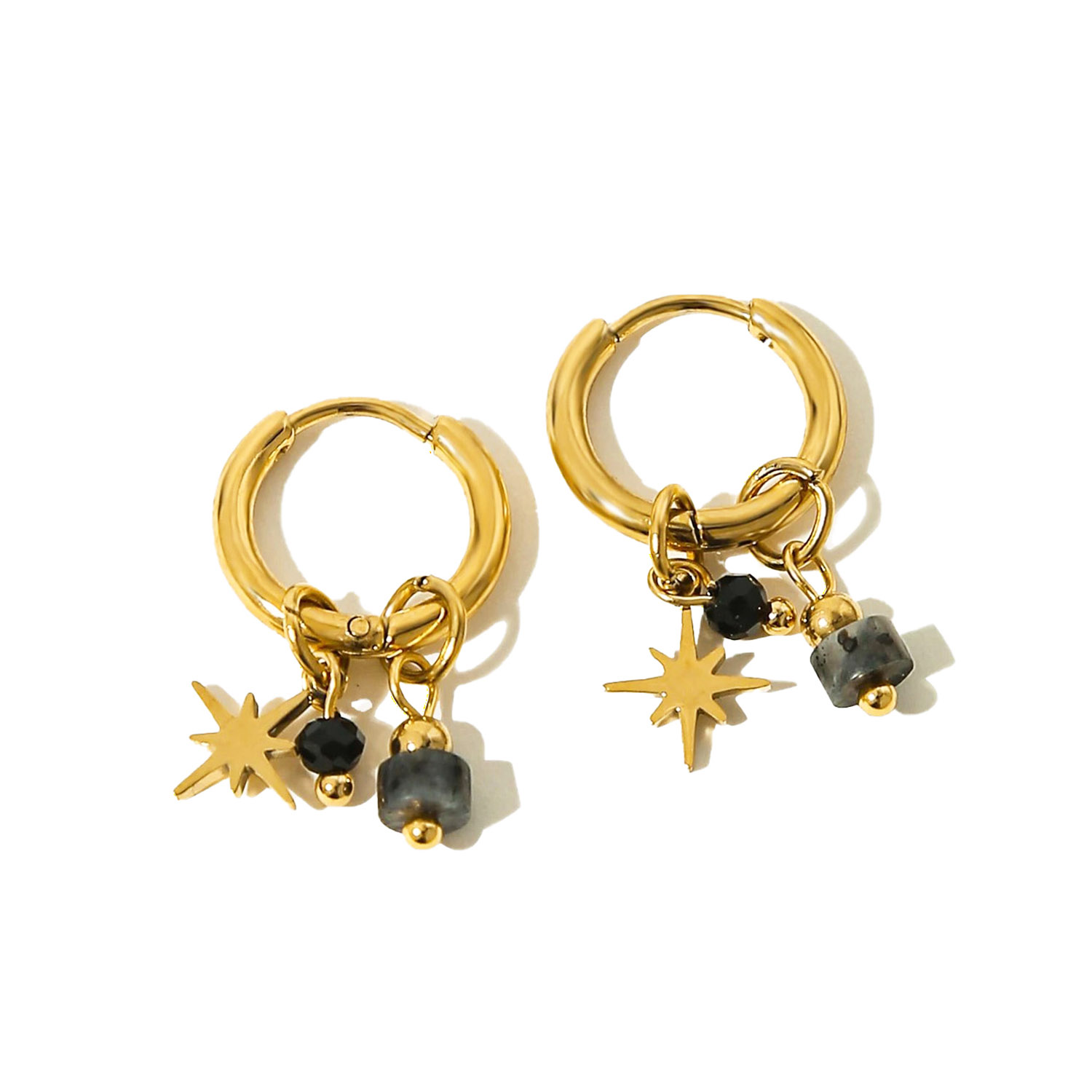 Boucles d'oreille créoles - Argent - 4 cm - Argenté - Femme - Adulte