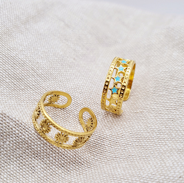 bague-asteria-etoiles-bleues-turquoise-acier-inoxydable-email-turquoise-olympe-bijoux-creoles-joncs-colliers-bracelets-charms-broches
