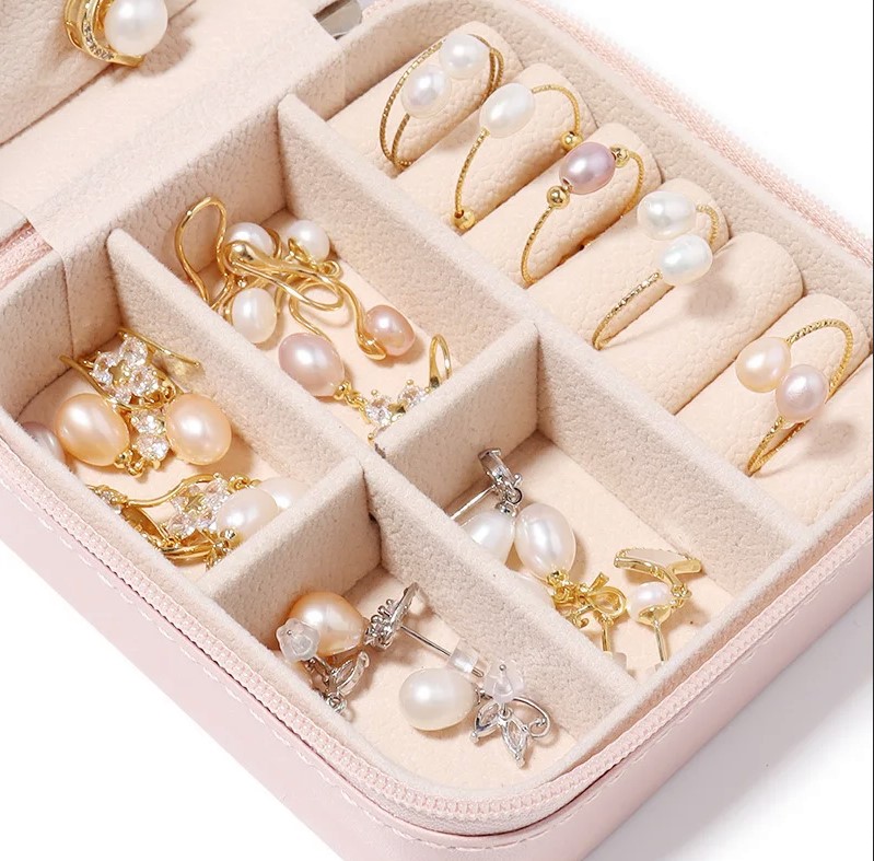 Boite à Bijoux Pas Cher, Coffret Rangement Bagues, Bracelet, Collier