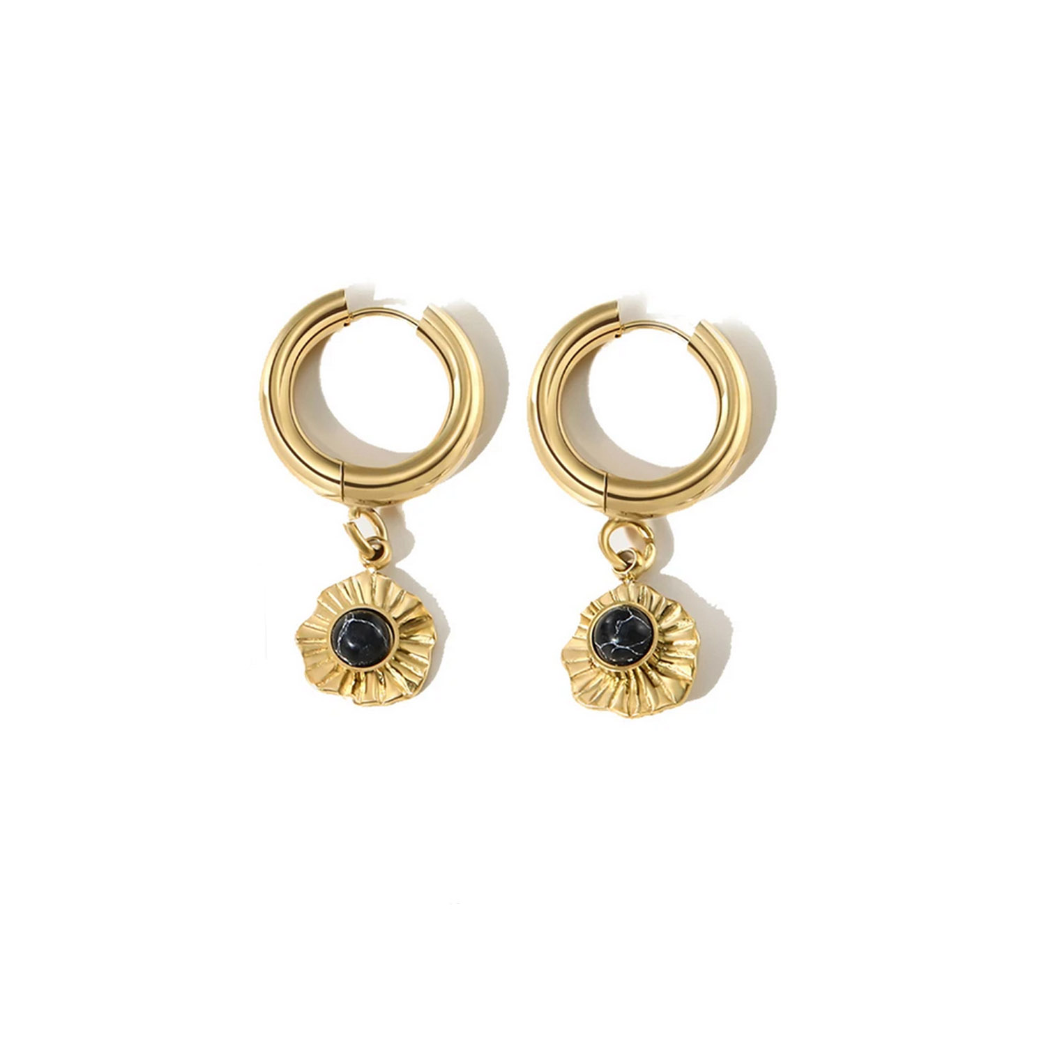 mini-creoles-fleur-noire-olympe-bijoux-femmes-acier-inoxydable-bagues-broches-colliers-bracelets-boucles-earcuff-blanc