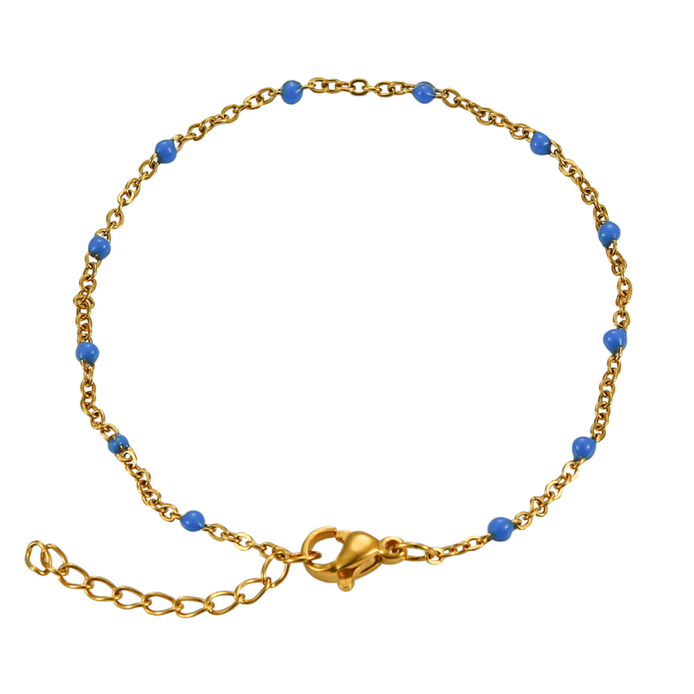 bracelet-boho-bleu-acier-inoxydable-dore-email-bleu-olympe-bijoux