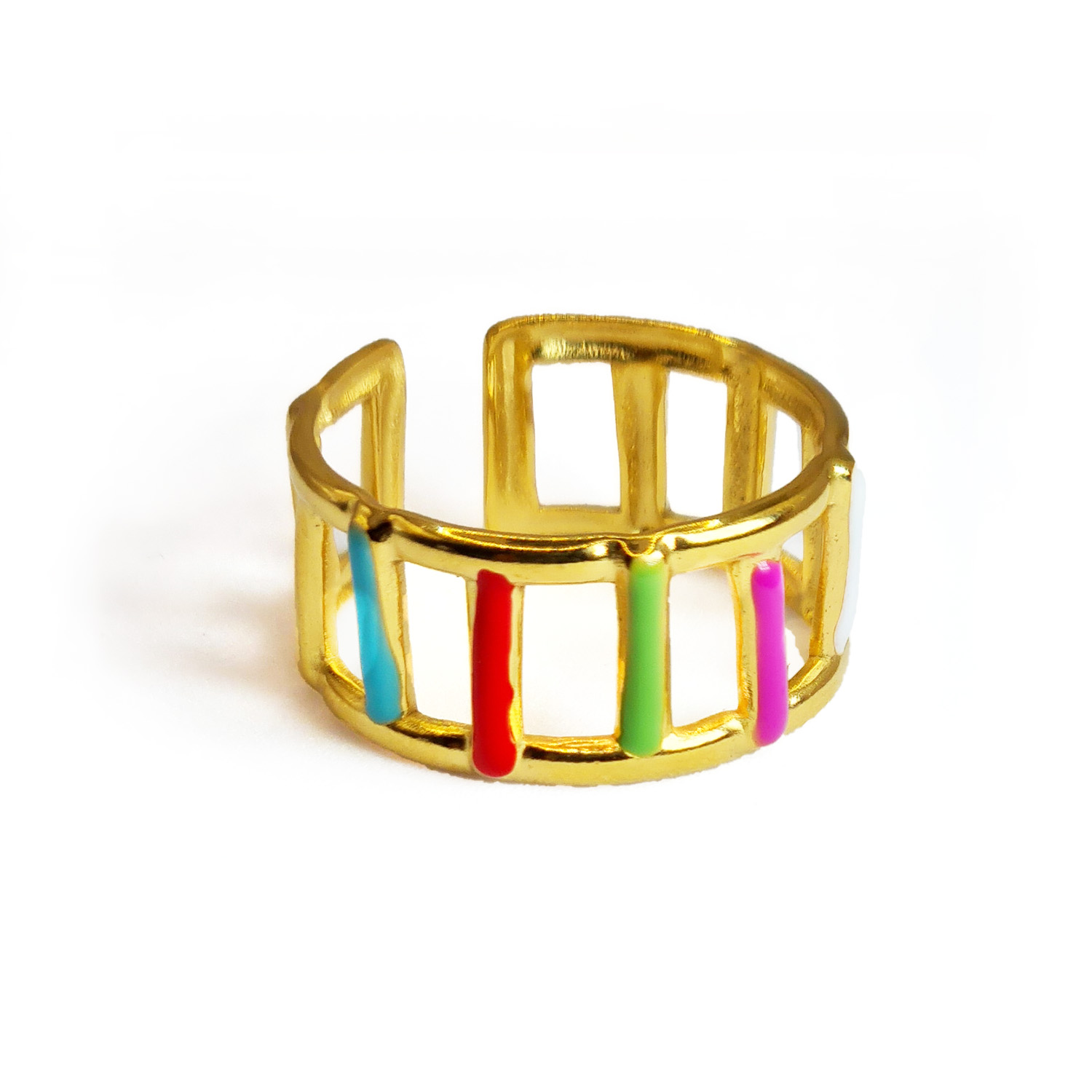 bague-roue-multicolore-olympe-bijoux-acier-inoxydable-zircons-email-bracelet-colliers-boucles-oreilles-broches-earcuff