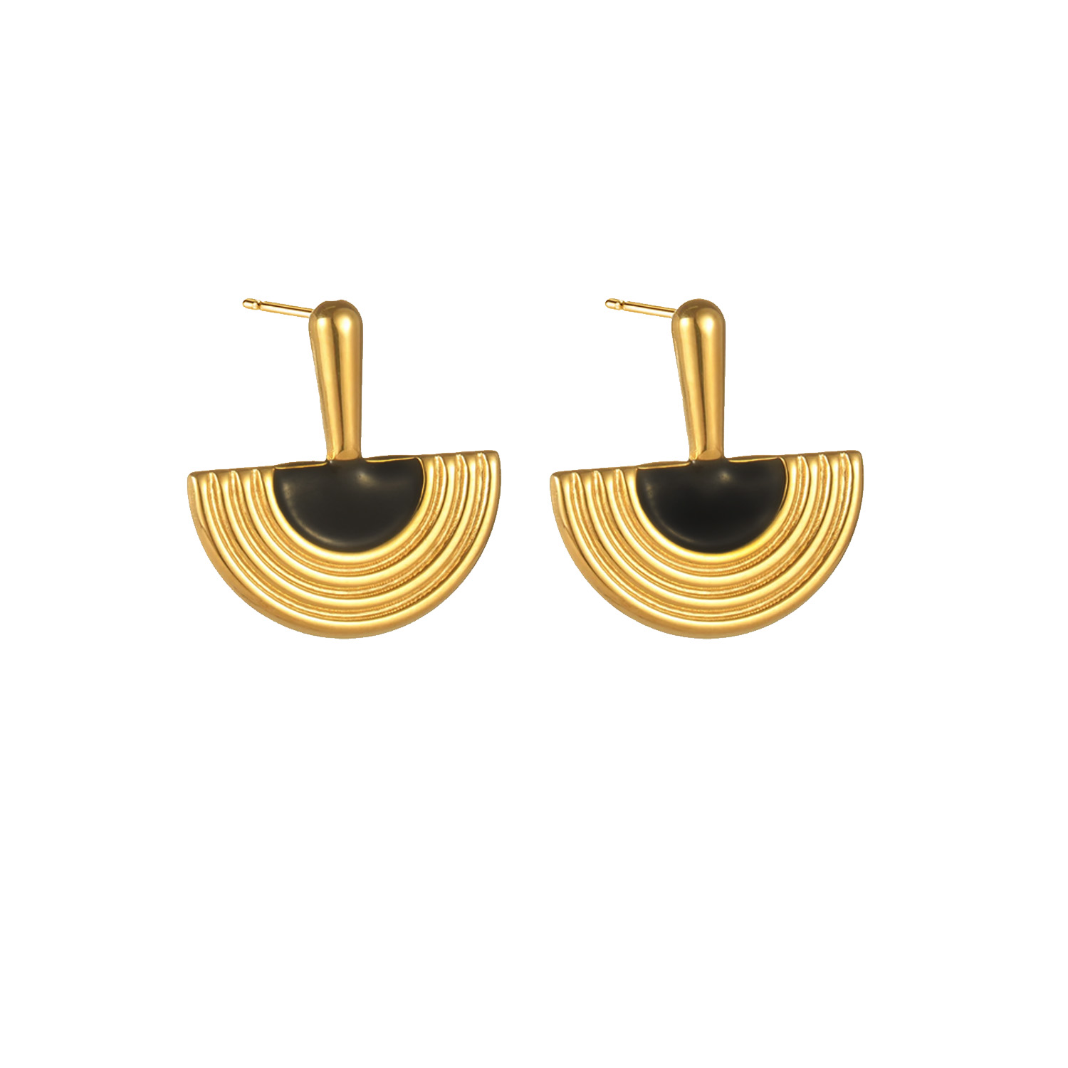 Yumilok Boucles D'oreilles Vintage En Acier Inoxydable Pour