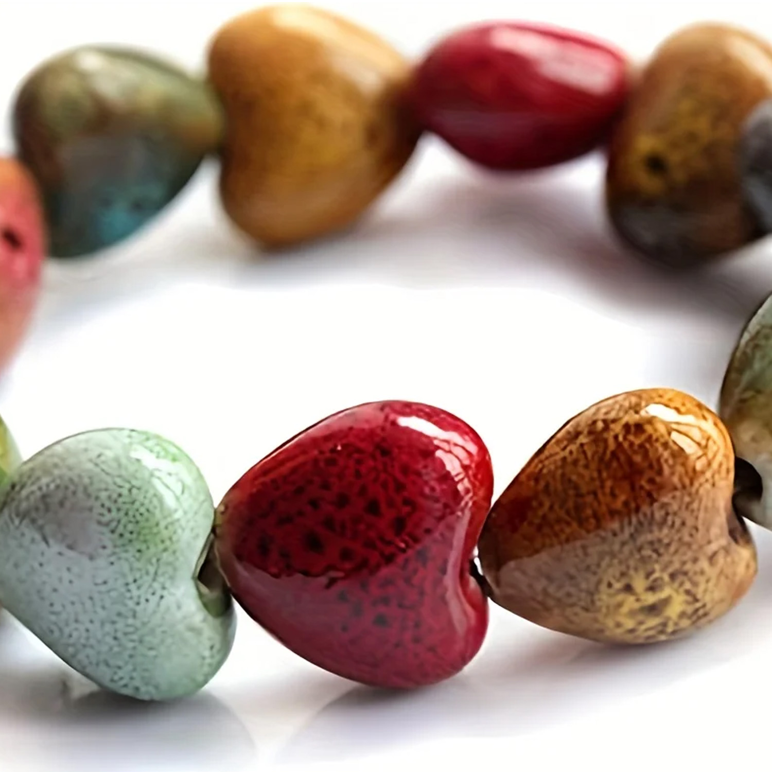 Bracelet-coeurs-ceramique-Olympe-bijoux-acier-inoxydable-bagues-colliers-sautoirs-joncs-boucles-d-oreilles-creoles