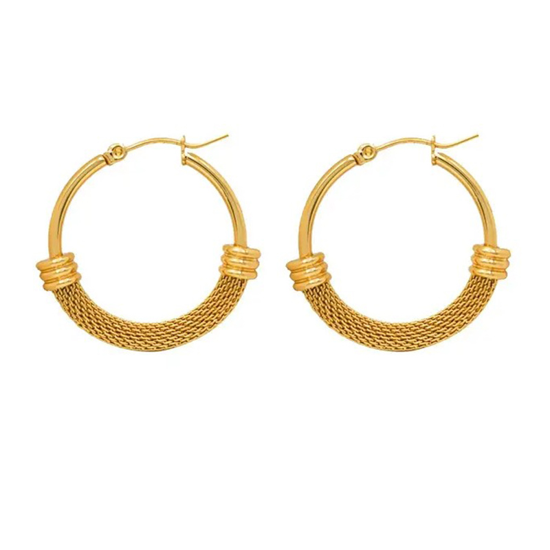 Créoles-boucles-d-oreilles-Aphrodite-Acier-inoxydable-Olympe-bijoux-bagues-bracelets-colliers-joncs