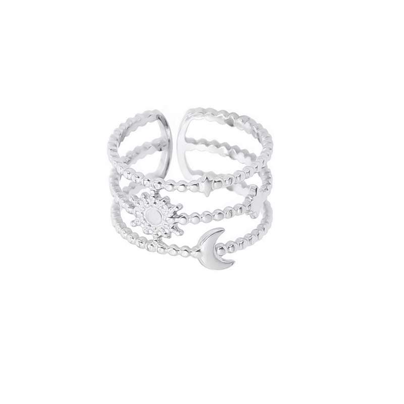 Bague-lune-soleil-argent-acier-inoxydable-Olympe-bijoux-bracelets-joncs-colliers-breloques-earcuff-creoles-boucles-d-oreilles