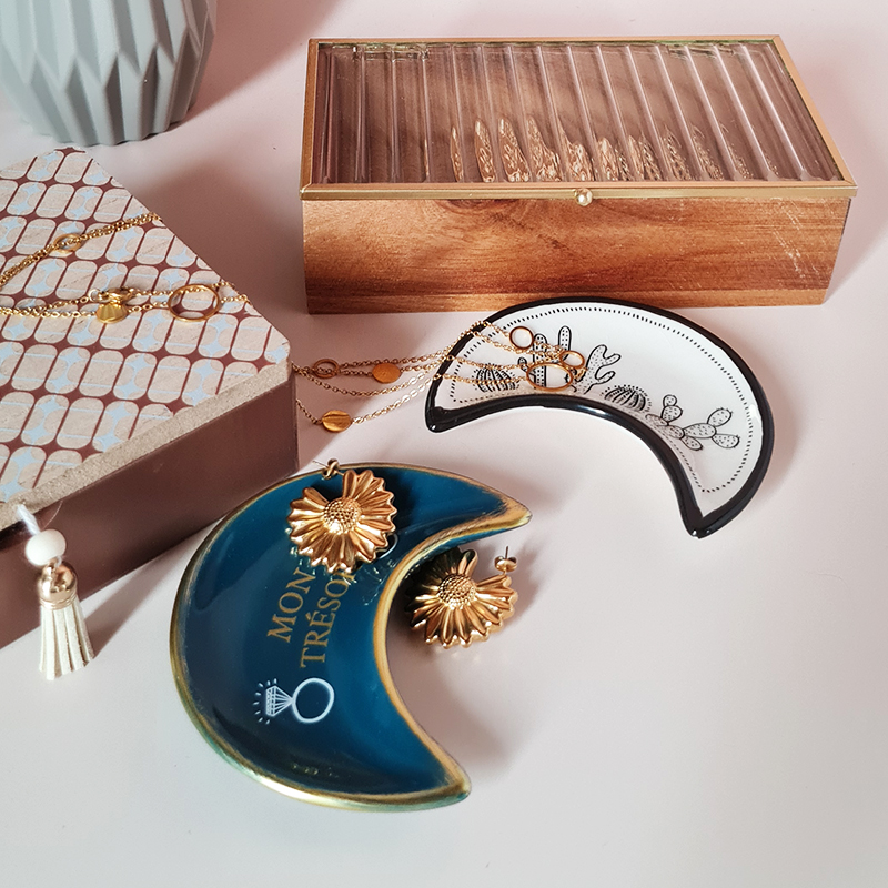 Coupelle-a-bijoux-faience-lune-bleu-Mon-tresor-Acier-inoxydable-Olympe-bijoux-bagues-boucles-d_oreilles-colliers-bracelets-joncs-créoles-3