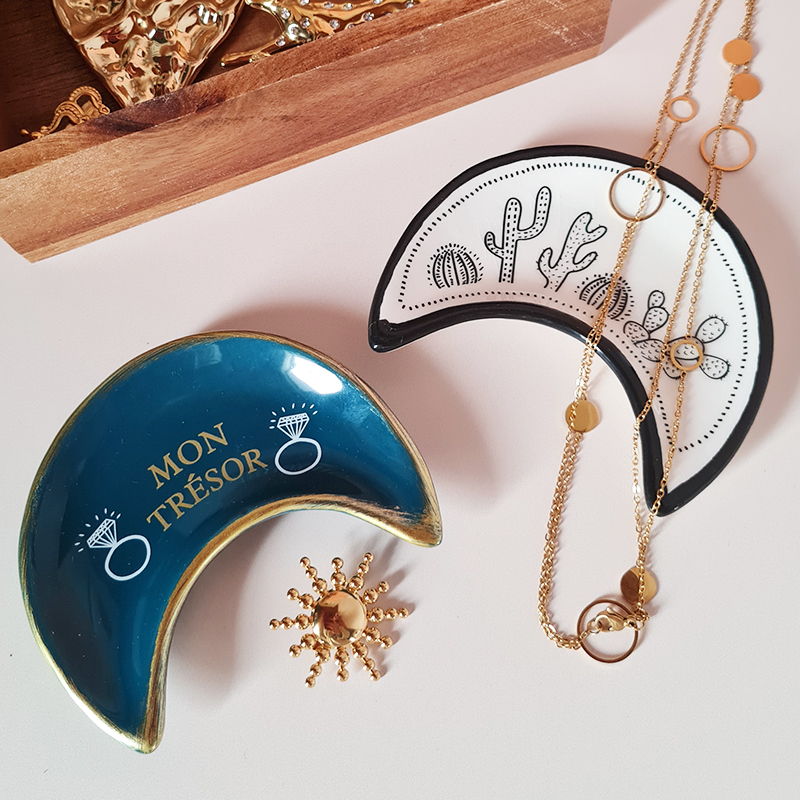 Coupelle-a-bijoux-faience-lune-bleu-Mon-tresor-Acier-inoxydable-Olympe-bijoux-bagues-boucles-d_oreilles-colliers-bracelets-joncs-créoles-2