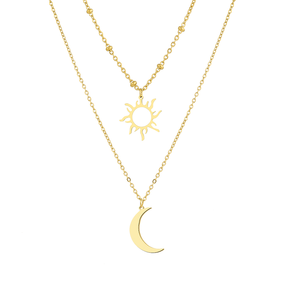 Pièce Défi Oui/Non Soleil Et Lune En Inox – Double Face Avec Crâne, Décision, Porte-bonheur, Cadeau Original