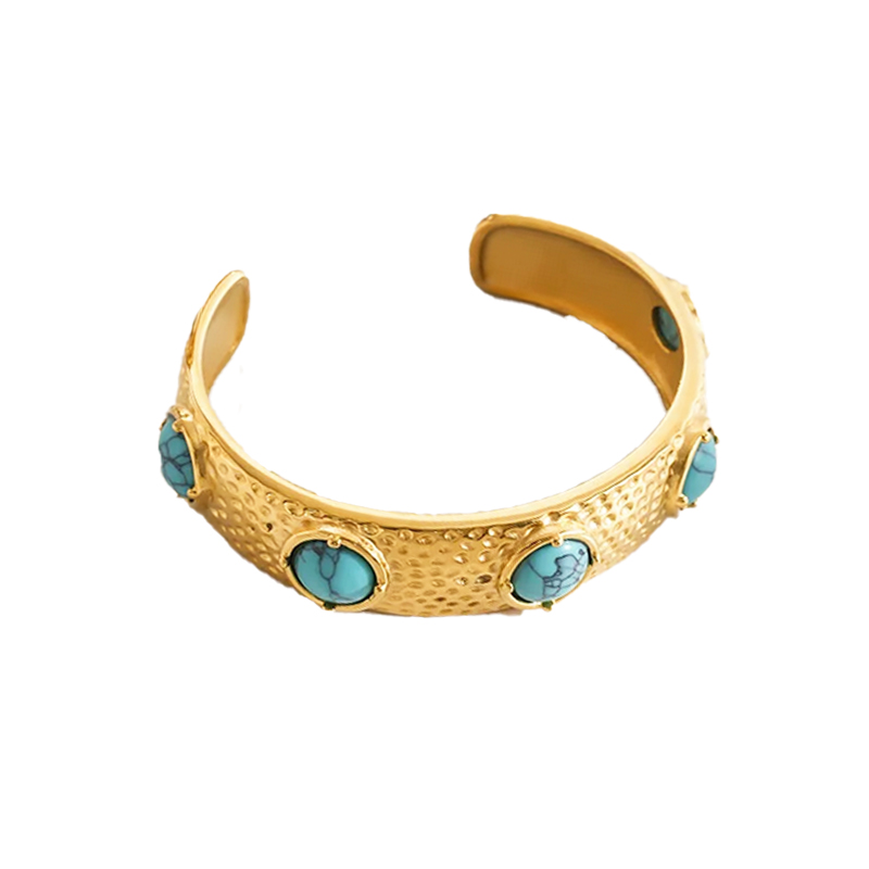 Jonc-Théana-turquoise-acier-inoxydable-Olympe-bijoux-bracelet-idee-cadeau-femme3