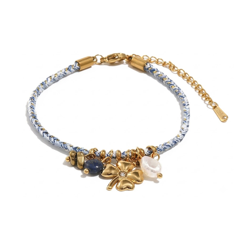 Bracelet à breloques Amphitrite -acier-inoxydable-Olympe-bijoux-bracelet-idee-cadeau-femme - charms