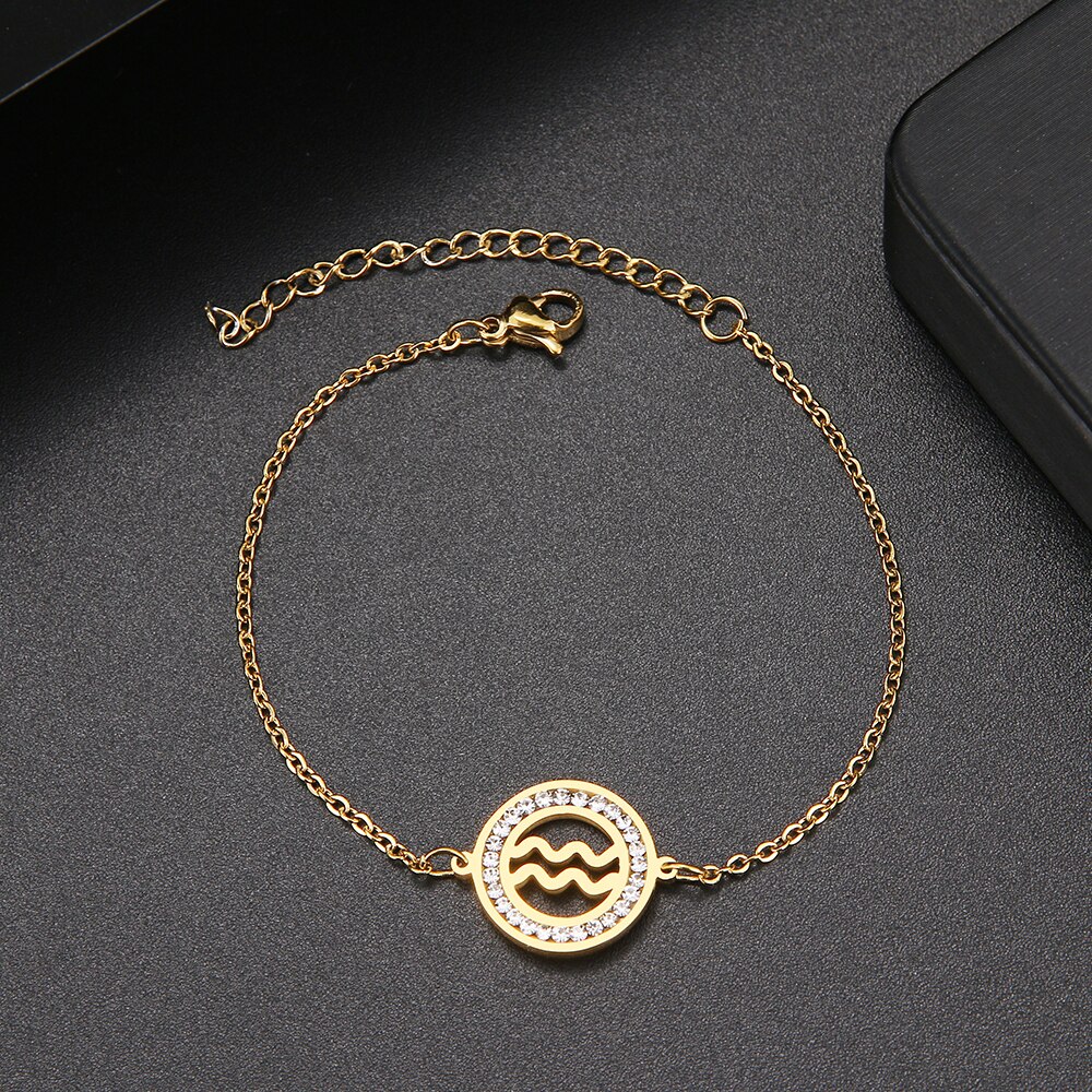 Collier Pour Femmes En Acier Inoxydable Argent Avec Pendentif Signe Du