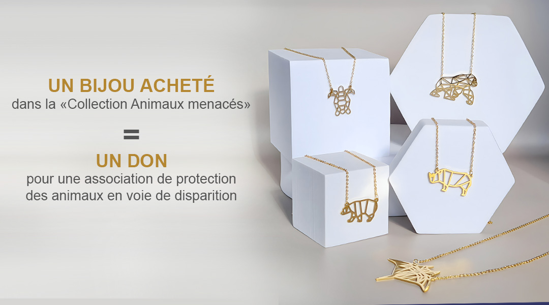 Olympe bijoux soutient 6 associations de protection des animaux en voie d'extinction
