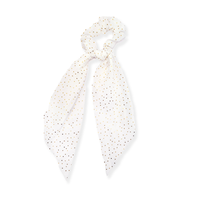 foulchie-scrunchie-blanc-pois-dore-accessoire-mode-femme-olympe-bijoux-acier-inoxydable-bagues-colliers-bracelets-boucles-d-oreilles-creoles