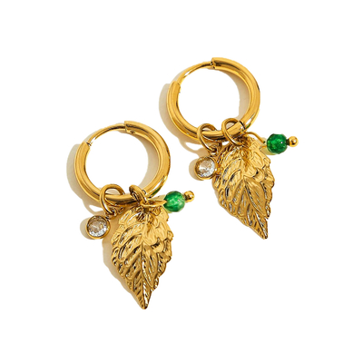 mini-creoles-cristal-vert-breloque-feuille-olympe-bijoux-acier-inoxydable-bagues-colliers-bracelets-boucles-d-oreilles-earcuff-blanc