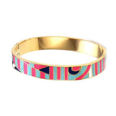 jonc-paloma-acier-inoxydable-email-rose-fuchsia-olympe-bijoux-bagues-bracelets-creoles-colliers-boucles-d-oreilles