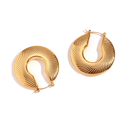 Boucles-d-oreilles-creoles-Venus-Acier-inoxydable-Olympe-bijoux-bagues-colliers-joncs-bracelets-sautoirs
