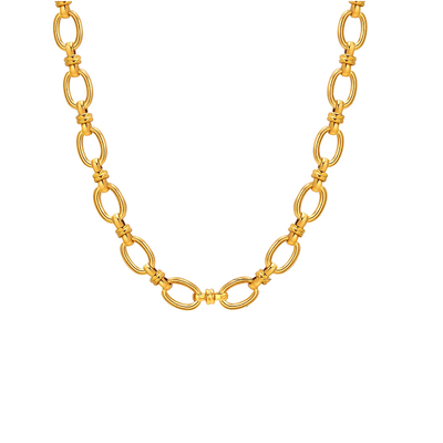 Collier-Cyana-Acier-inoxydable-maille-originale-bagues-bracelets-joncs-boucles-d-oreilles-creoles