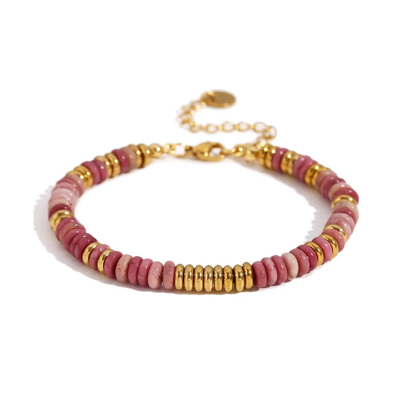 Bracelet-Dhélia-rose-fonce-Acier-inoxydable-Olympe- bijoux-bagues-colliers-joncs-sautoirs-boucles-d-oreilles-creoles3