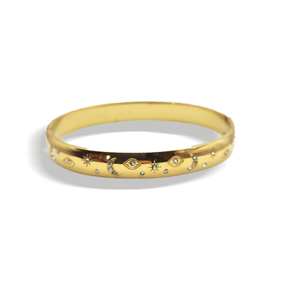 Jonc-astréa-Acier-inoxydable-lune-soleil-etoile-Olympe-bijoux-femme-bracelet1