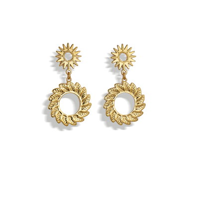 Boucles d'oreilles Hélia Acier inoxydable _ Olympe bijoux _ bagues-bracelets-colliers-joncs-creoles-broches1