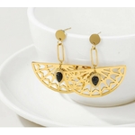 boucles-d-oreilles-pendantes-demi-cercle-pierre-noire-acier-inoxydable-dore-olympe-bijoux-bagues-broches-colliers-bracelets-earcuff-jonc