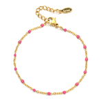 bracelet-boho-rose-fushia-bijoux-femme-acier-inoxydable-pierre-naturelle-email-olympe-bijoux-fond-blanc