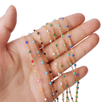 bracelet-boho-bleu-acier-inoxydable-dore-email-bleu-olympe-bijoux-mix