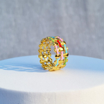 bague-tressage-multicolore-olympe-bijoux-fond-presentoire