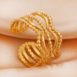 bague-ondulations-doree-olympe-bijoux-tissu