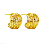 Boucles-d-oreilles-tara-doré-Acier-inoxydable-Olympe-bijoux-bagues-bracelets-colliers-bagues