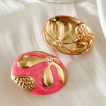 Boucles-d-oreilles-Loris-Acier-inoxydable-email-rose-Olympe-bijoux-bagues-colliers-sautoirs-creoles-bracelets-joncs2