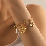 Bracelet-breloques-Malia-Acier-inoxydable-Olympe-bijoux-bagues-bracelets-joncs-boucles-d-oreilles-creoles