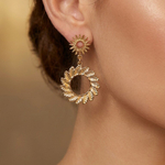 Boucles doreilles Hélia Acier inoxydable _ Olympe bijoux _ bagues-bracelets-colliers-joncs-creoles-broches