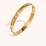 Jonc-astréa-Acier-inoxydable-lune-soleil-etoile-Olympe-bijoux-femme-bracelet