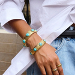 Jonc-Théana-turquoise-acier-inoxydable-Olympe-bijoux-bracelet-idee-cadeau-femme