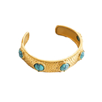 Jonc-Théana-turquoise-acier-inoxydable-Olympe-bijoux-bracelet-idee-cadeau-femme3