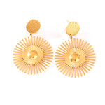 Boucles d oreilles solea - Acier inoxydable - bijoux fantaisie femme - Olympe bijoux - bagues - colliers- bracelets- bangle - earcuff - creoles